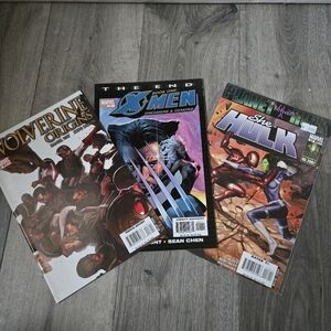 Marvel Comic Book Lot Set Of 3